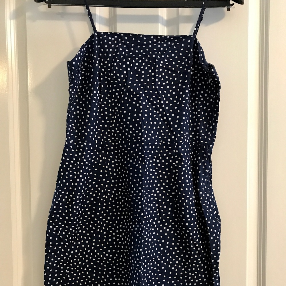 Navy Polkadot sundress